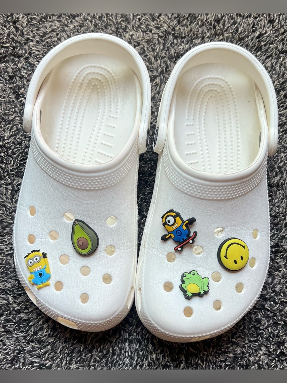 White Crocs -  size kids J5